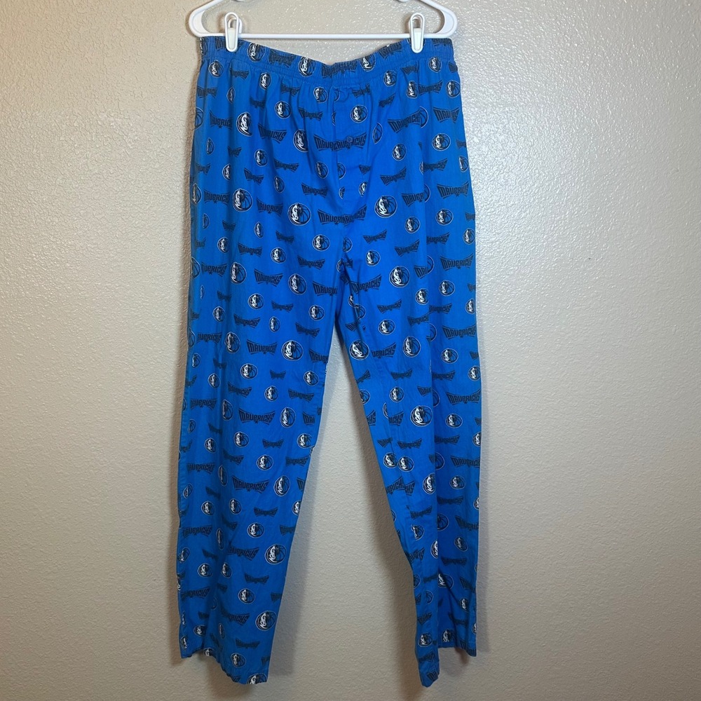 Y2K NBA Unk Lounge Wear Dallas  Mavericks‎ Basketball Pajama Pants Sports SZ XL